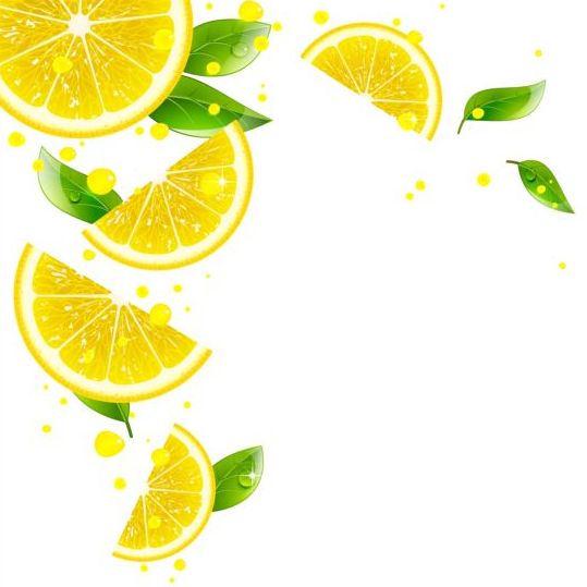 レモンとジュースのスプラッシュベクトルの背景 飛沫 レモン シューズ   
