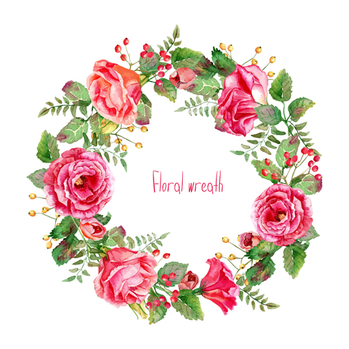 Wunderschöner rosa Blumenvektor-Kunstgrund 04 Schön Rosa Hintergrund Blume   