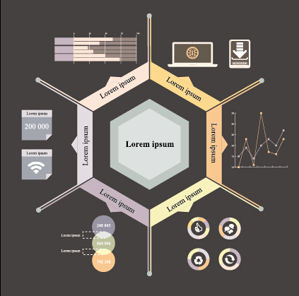 Business Infographic design créatif 1492 infographie creative business   