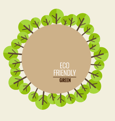 Eco friendly amour nature vecteur modèle 07 Respectueux de l’environnement nature modèle eco amour   