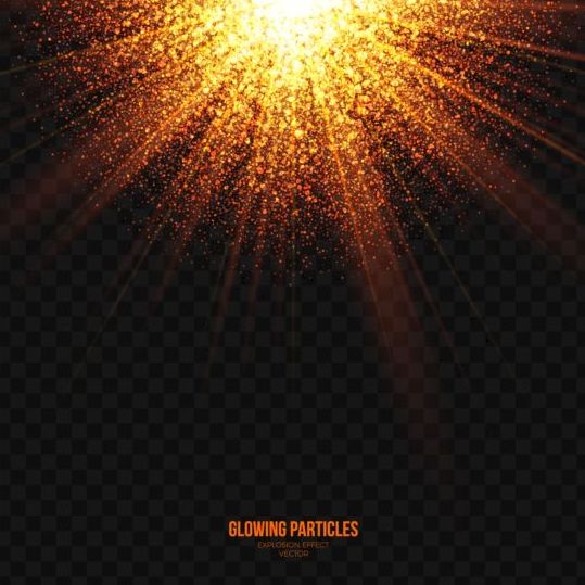 Glühende Partikelexplosionseffekte Hintergrund-Vektor 08 Wirkung Teilchen Hintergrund Glühen explosion   