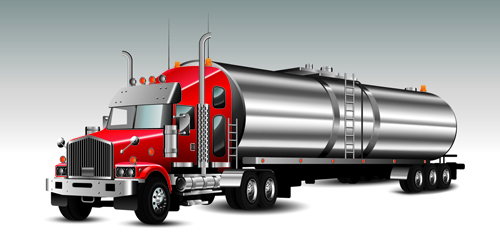 現実的な配達トラックのベクトル設計グラフィックス01 配信 現実的な トラック   