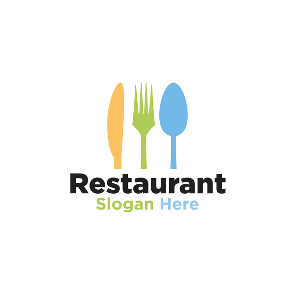 Logos de restaurant vecteur de conception créative 10 restaurant logos Créatif   