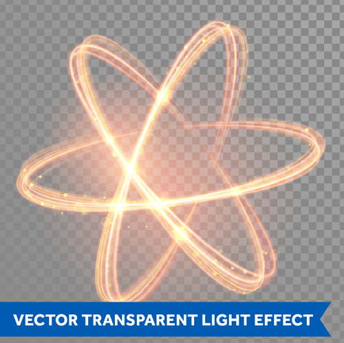 Transparente Lichteffekt-Illustration Set Vektor 11 Wirkung transparent Licht illustration   