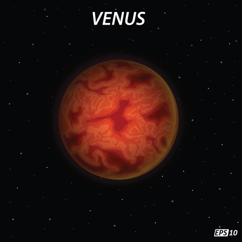 Vecteur de fond d’art de Vénus Venus fond   