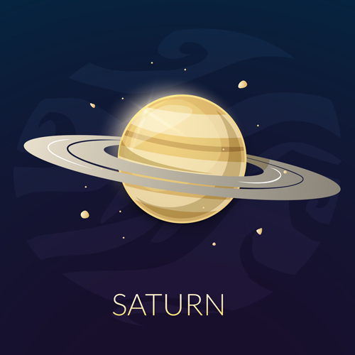 vecteur de Saturne Saturne   