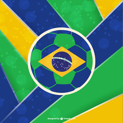 2014 Brésil World football tournoi vecteur fond 03 tournoi monde football fond vectoriel fond Brésil   