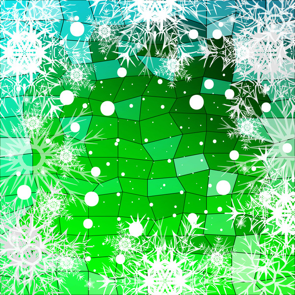 Flocon de neige de Noël avec le vecteur brillant de fond de polygone 20 polygone Noël flocon de neige brillant   