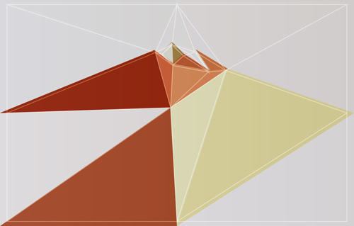 コンセプトポリゴンベクトル背景アート08 背景 多角形 コンセプト   