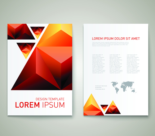 Cover-Broschüre geometrische Dreieck Kopie Kopie Vektor 02 Raum Geometrische cover Broschüre   