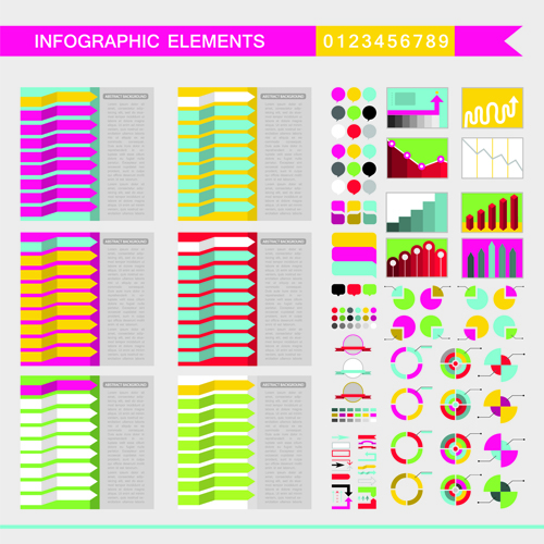 Kreatives infographisches Element Vektormaterial 05 Vektormaterial material Kreativ Infografik element   