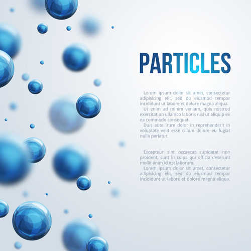 パーティクルテックの背景デザインベクトル02 背景 粒子 技術   