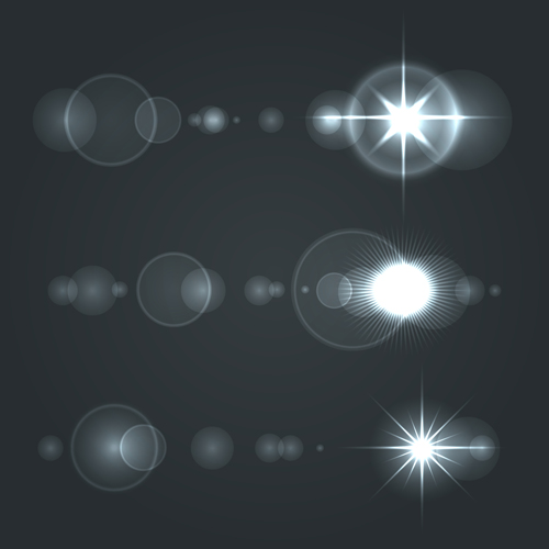 Leuchtender Sternenlicht-Illustrationsvektor 02 Sternlicht Stern illustration glänzend   