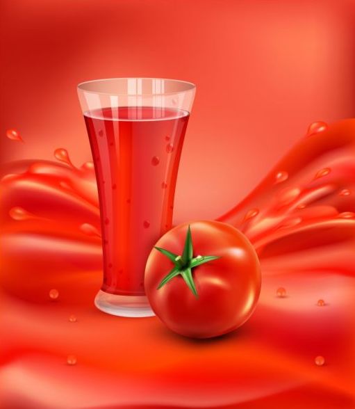 Tomate boisson fond vecteur matériel 03 tomate boisson   