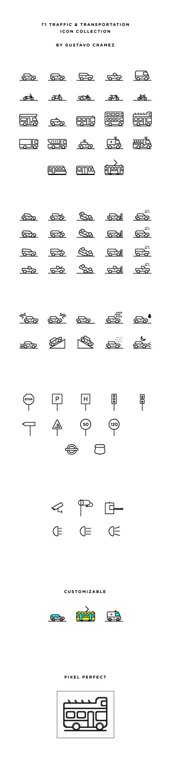 Transportation umrissen Ikonen Material transport outline material icons   
