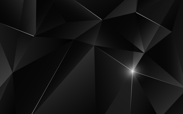 Géométrie triangulaire noire avec vecteur de lumière blanche triangulaire Noir lumière géométrie blanc   