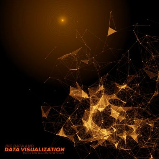 Datenvisualisierung Hintergrundvektorillustration 01 Visualisierung illustration Hintergrund Daten   