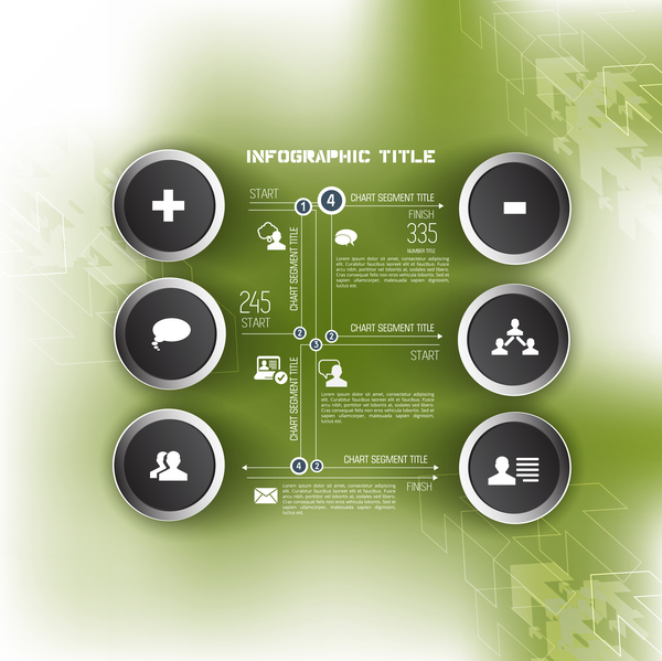 グリーンスタイルインフォグラフィックスクリエイティブベクター03 クリエイティブ グリーン インフォグラフィック   