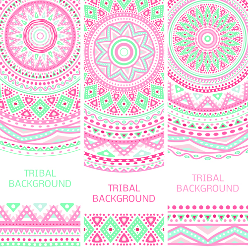 部族の装飾的なパターンの背景ベクトル05 部族 装飾的なパターン 装飾 背景 パターンの背景 パターン   