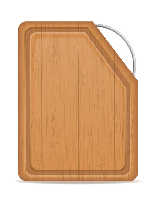 Holzschnittbrett Vektordesign 07 Holz design cutting board   