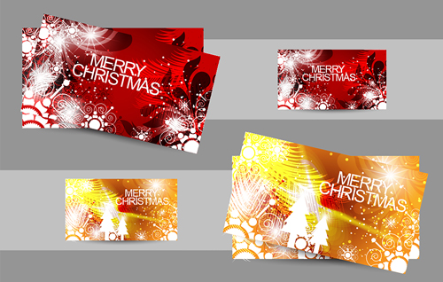 2016 cartes de visite joyeux Noël vecteurs Noël cartes business 2016   