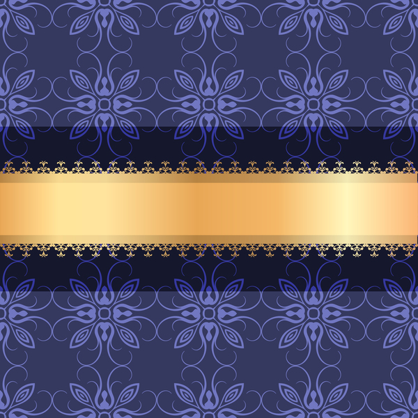 Bleu violet décoration avec vecteur de fond d’or pourpre or decoration Bleu   