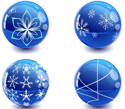Vecteur de boule de cristal de Noël Noël cristal Boule   