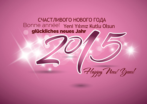 Happy New Year 2015 vecteurs nouvel an happy 2015   