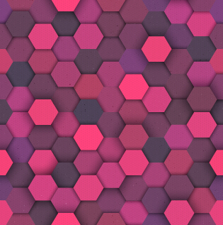 Hexagone couches seamless pattern vecteur matériel 01 stratifiés sans soudure hexagone   