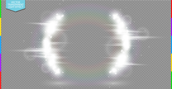 Licht transparent Wirkung Illustration Vektor 10 transparent Licht Effekt   