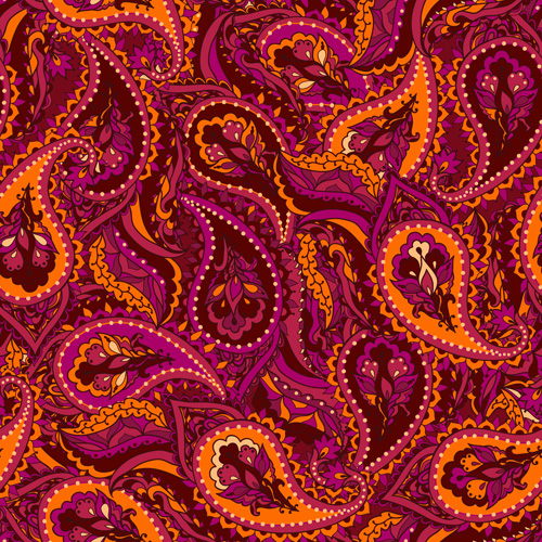 Motif Paisley transparente vecteur matériel 09 sans soudure paisley modèle   