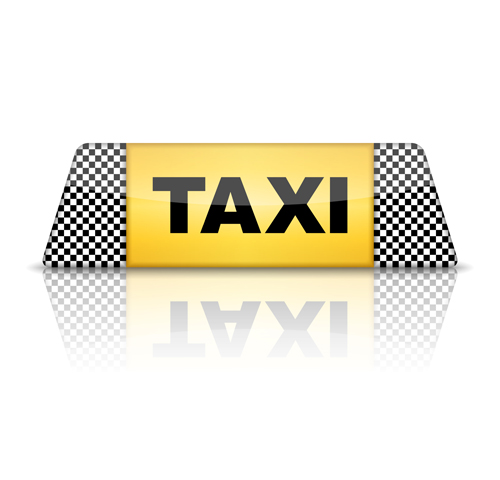 Taxi-Symboldesign Vektorgrafik 02 taxi symbol Grafik design   