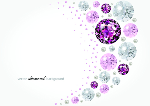 Vector Diamanten Hintergründe glänzend Design 03 shiny Hintergrund Diamanten   
