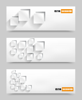 ホワイトペーパーバナー vectora 素材03 紙 材料 ホワイトペーパー ホワイト バナー   