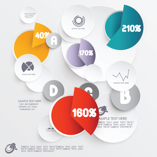 3D infographics Creative vectoriels matériel 05 matériel infographies creative   