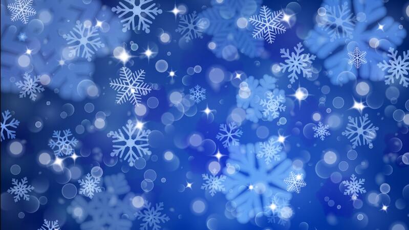 Schöne Schneeflocke mit blauem Hintergrundvektor 04 snowflake blue beautiful   