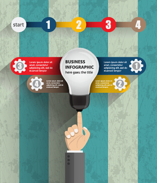 Business Infographic design créatif 3641 infographie creative business   