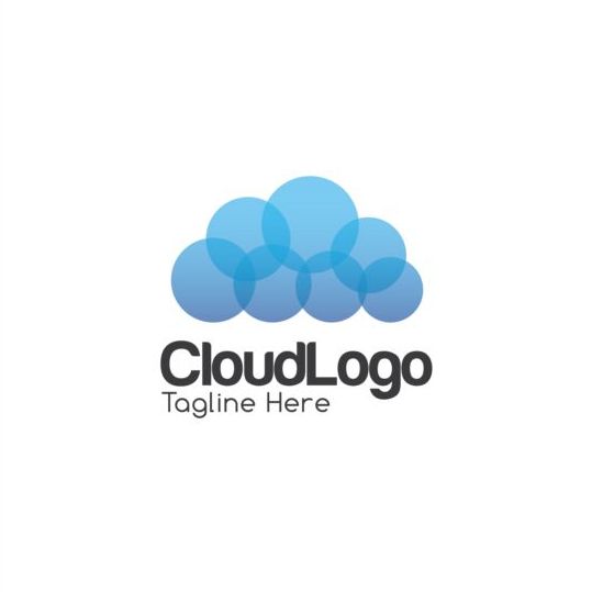 Vecteur de conception créative de logo de nuage 03 nuage logo Créatif   