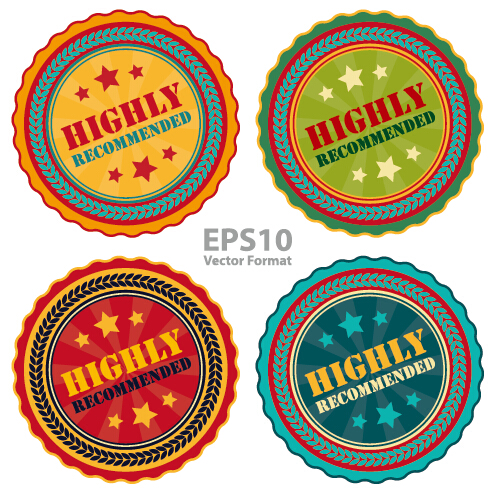 Creative badges vecteur de haute qualité 02 qualité haute Créatif badges badge   