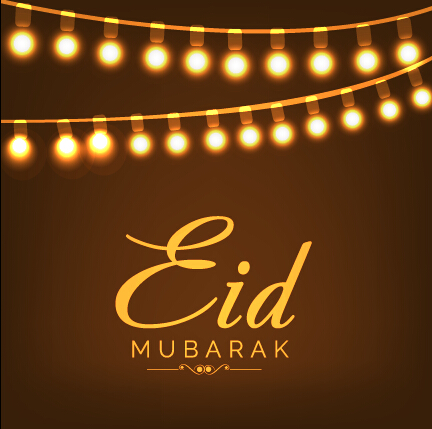 Eid mubarak Feiern vector background 01 Eid Mubarak Eid celebration   