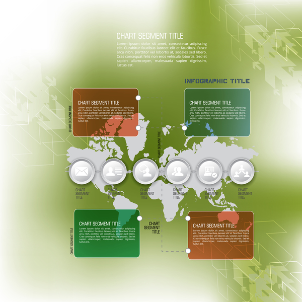 Styles verts infographies vecteur créatif 02 vert infographies Créatif   