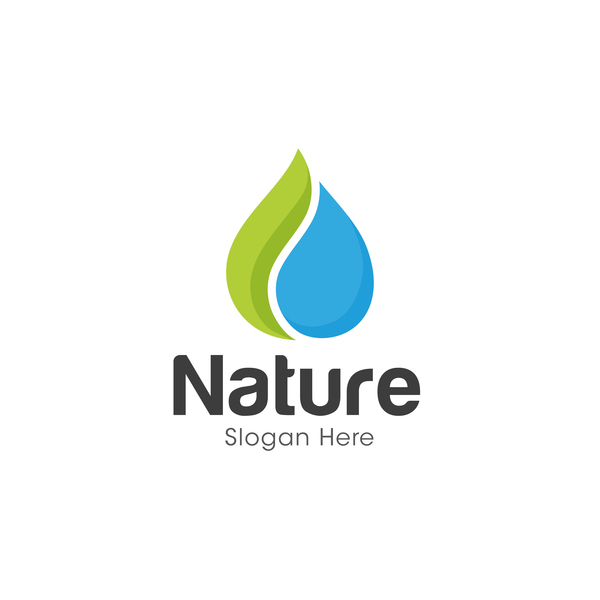 ネイチャーロゴデザインベクター05 自然 ロゴ   