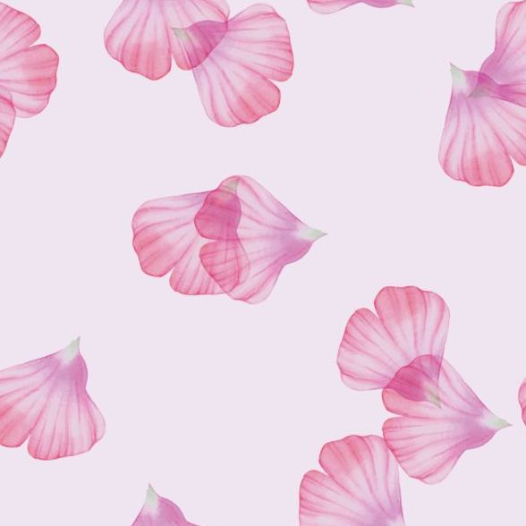 ピンクの花びらシームレスパターンベクトル03 花びら ピンク パターン シームレス   