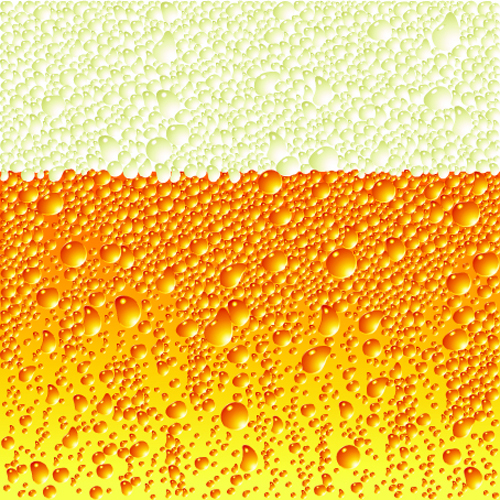 Motif de vecteur créatif de bulle de bière modèle Créatif bulle Bière   