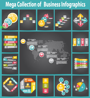 Business Infographic design créatif 2106 infographie creative business   