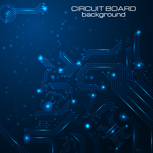 Creative Circuit Board concept Vector fond 02 vecteur de fond fond de concept fond Créatif Conseil concept circuit   