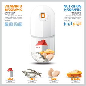 Vitamine créative avec vecteur infographique 04 Vitamine infographique Créatif   