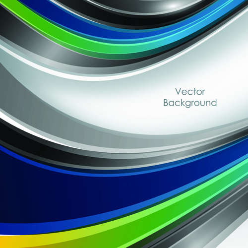 Lignes dynamiques colorées fond ondulé art vecteur 08 ondulées lignes dynamiques fond Dynamique design couleur   
