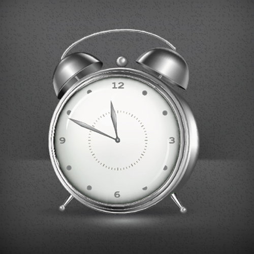 シンプルな目覚まし時計のベクトル材料 目覚まし時計 時計 シンプル   