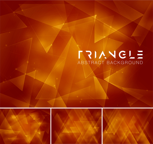 トライアングル抽象クリエイティブの背景ベクトル03 抽象的 創造的 三角形   